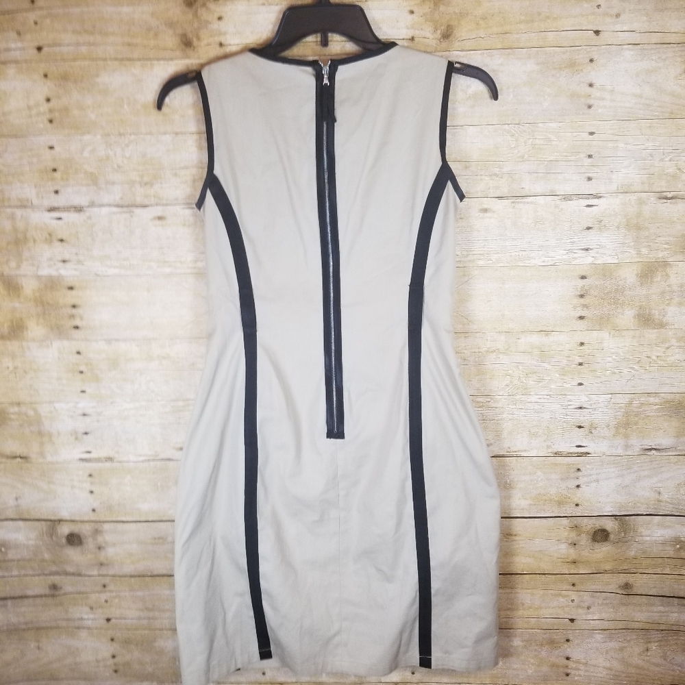 Dolce & Gabbana Khaki Sleeveless Dress - Picture 2 of 8